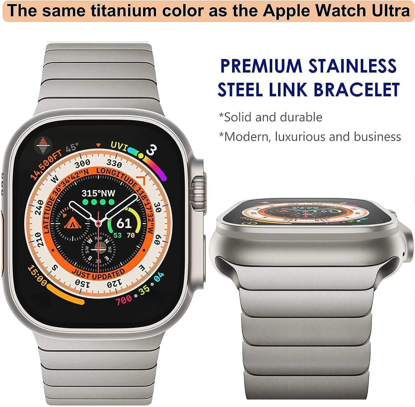 Luxe Stainless Steel Band