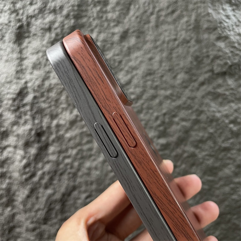 Luxe iPhone Wood Grain Case Light